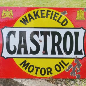 image of enamel sign