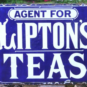 image of enamel sign