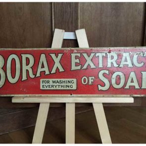 image of borax tin sign